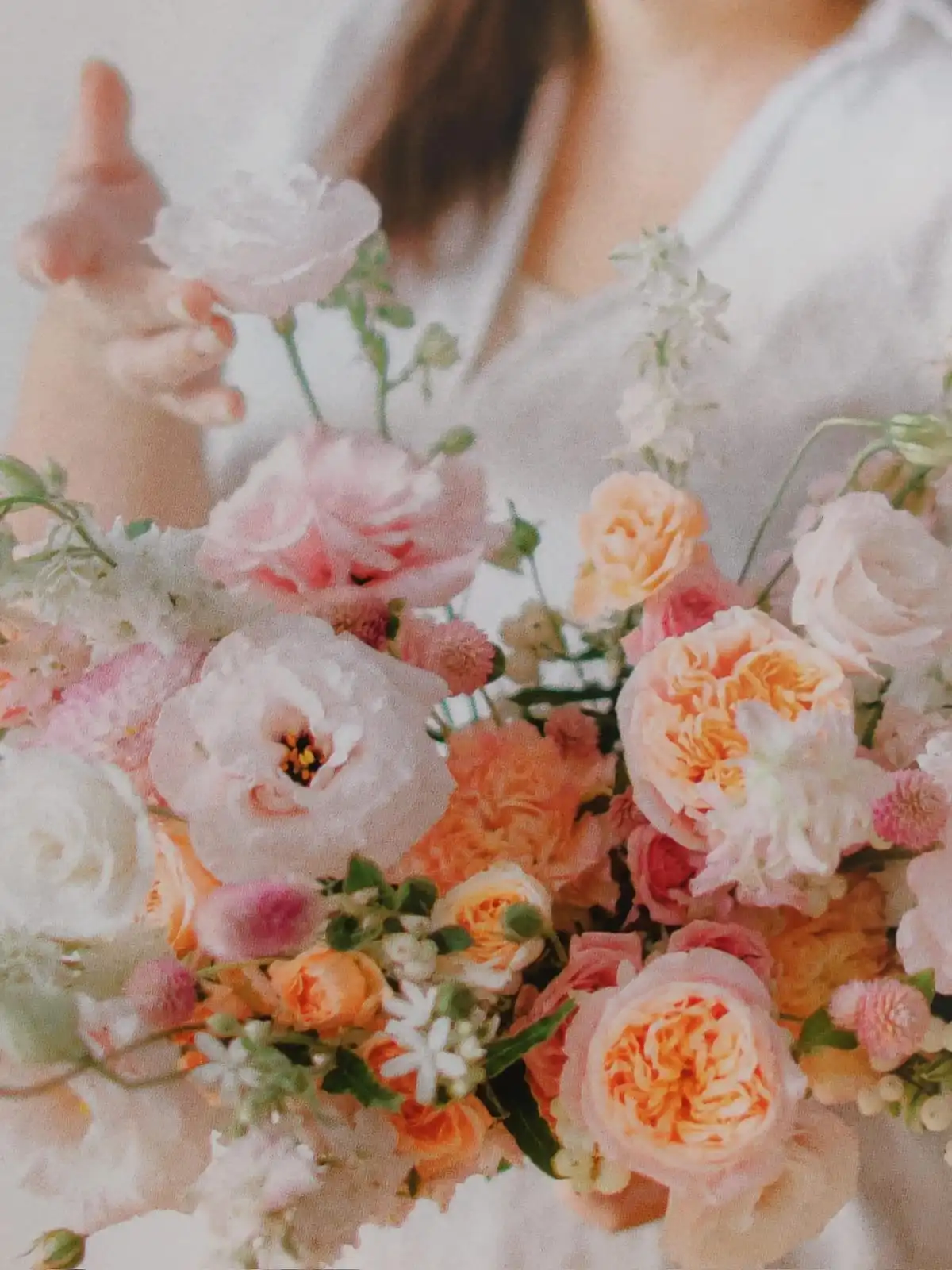 Bouquet de fleurs luxueux pour un fleuriste